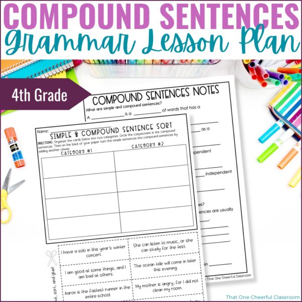4th Grade Compound Sentences Grammar Lesson Plan