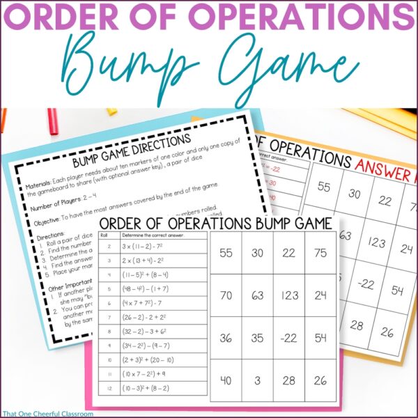 Order of Operations Bump Game Cover