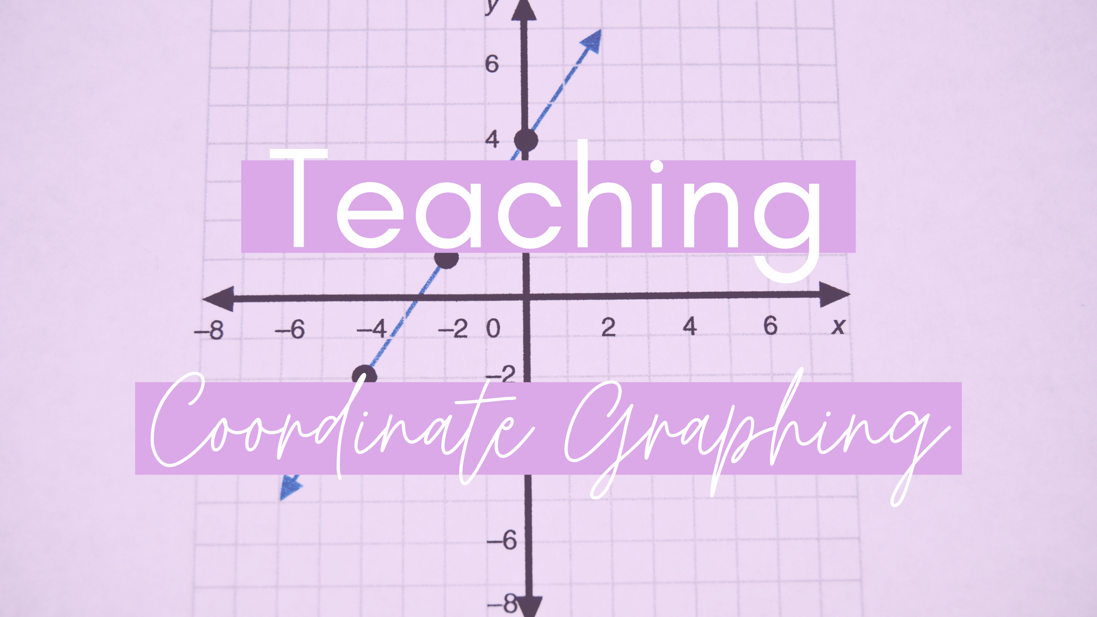 Teaching Coordinate Graphing Blog Post Header