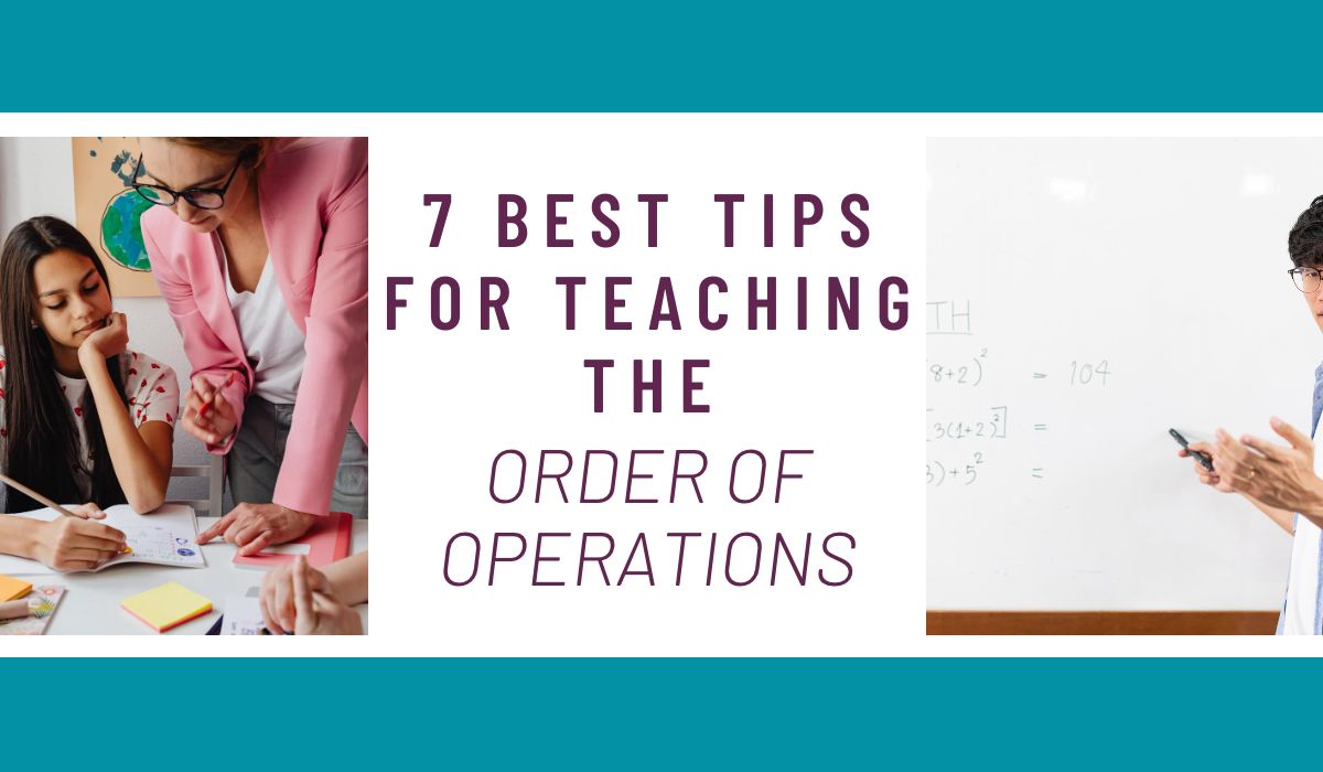 Teaching the Order of Operations Blog Post Header