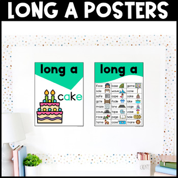 Long A CVCe Words Write the Room Activity CVCe Word Practice w Long A Word Families - Image 4
