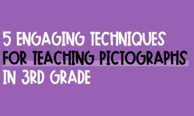 5 engaging techniques for teaching pictographs in 3rd grade blog post header image