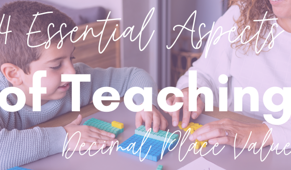 Teaching Decimal Place Value Blog Post Header Image